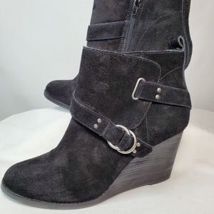 Lucky Brand suede ankle boots Sz11M
